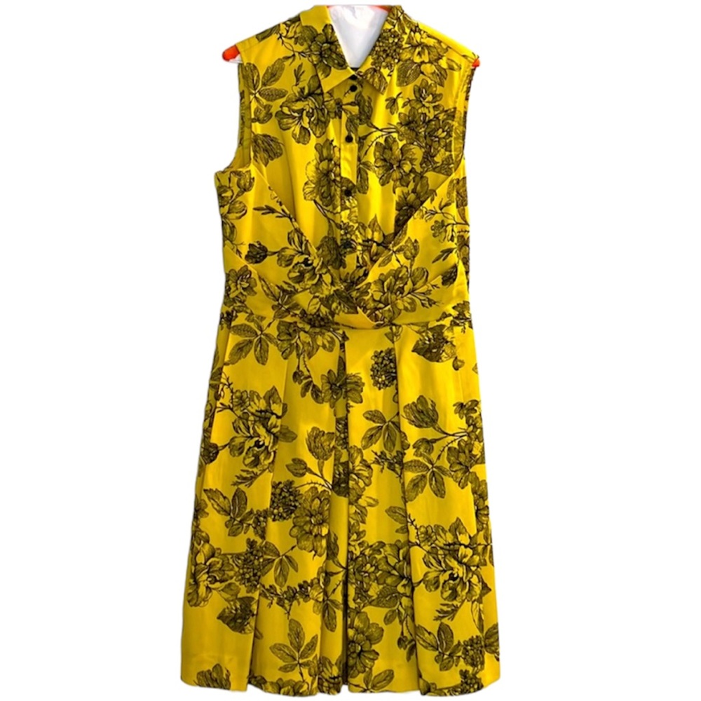 Lela Rose EUC. Celebrate the color of spring — fab citron means eyes on you